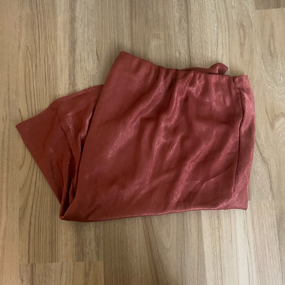 Silk Mid Skirt